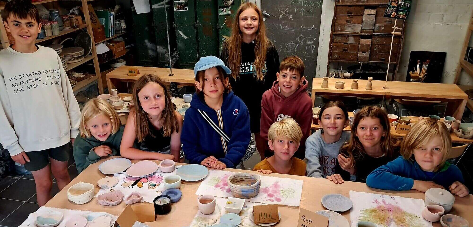 Zomerkamp keramiek en natuurbeleving kids 2